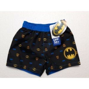 Batman Baby Toddler Boy Swim Trunks New With Tags Size 12 Months Dreamwave